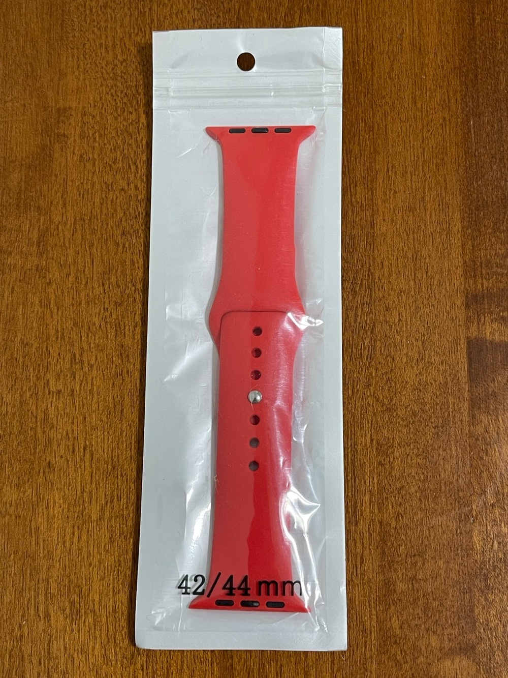 Classic Red Silicone Replacement Watch Band Strap 42/44 mm for Apple Watch NEW